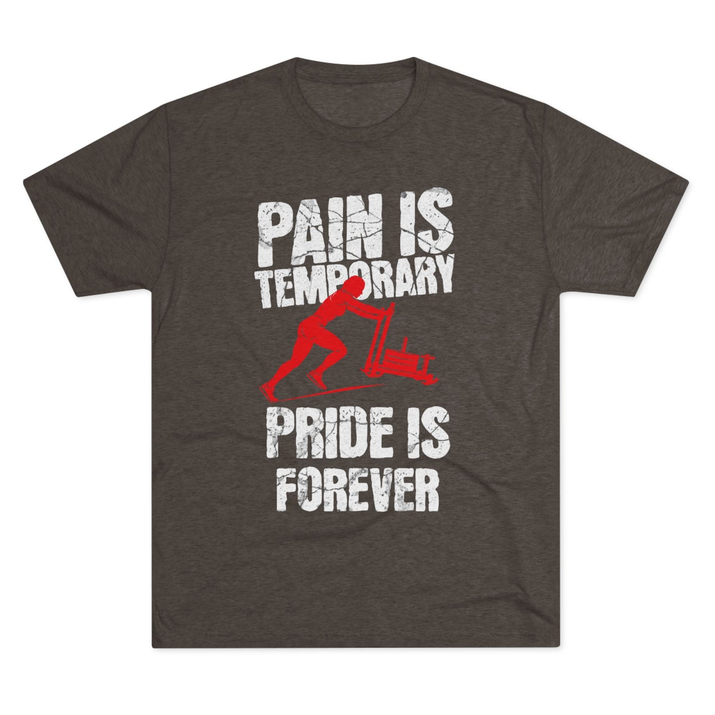 Women's Pain Is Temporary Pride Is Forever Tri-Blend Tee