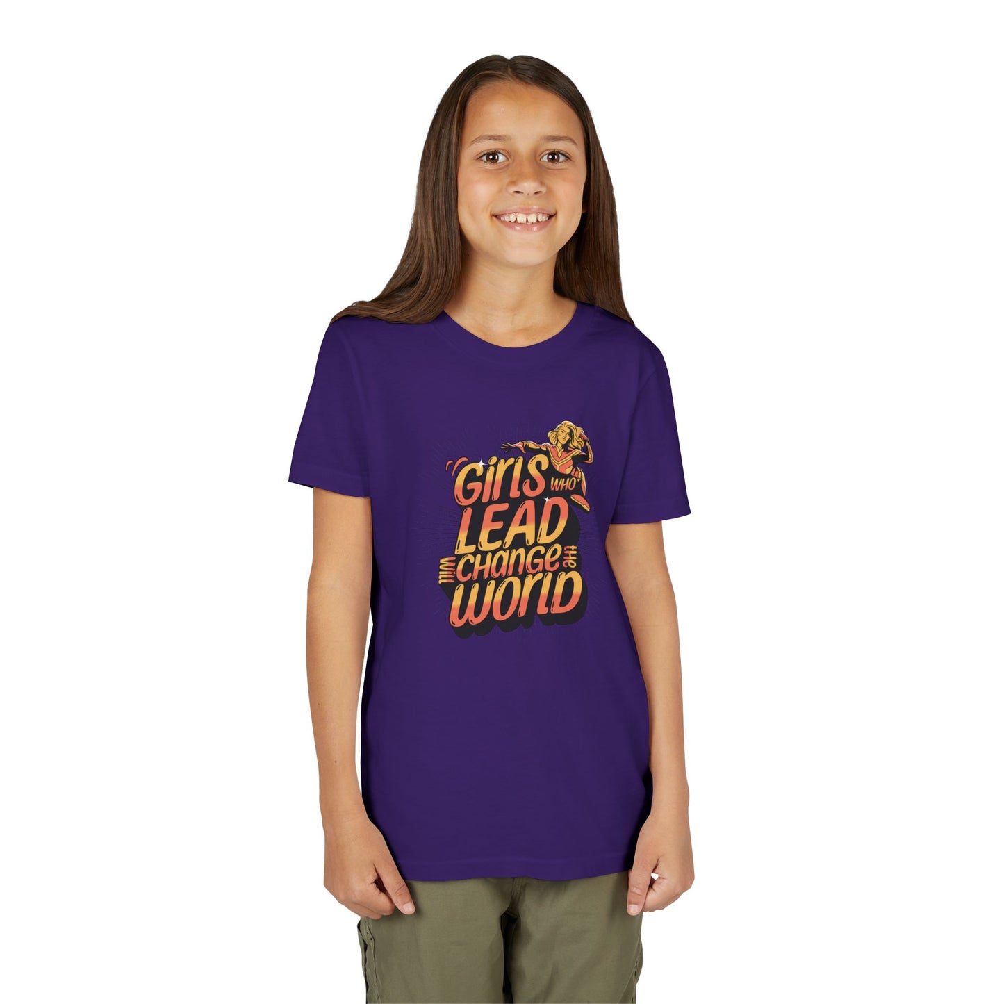 Girls Who Lead Will Change the World - Youth Tee