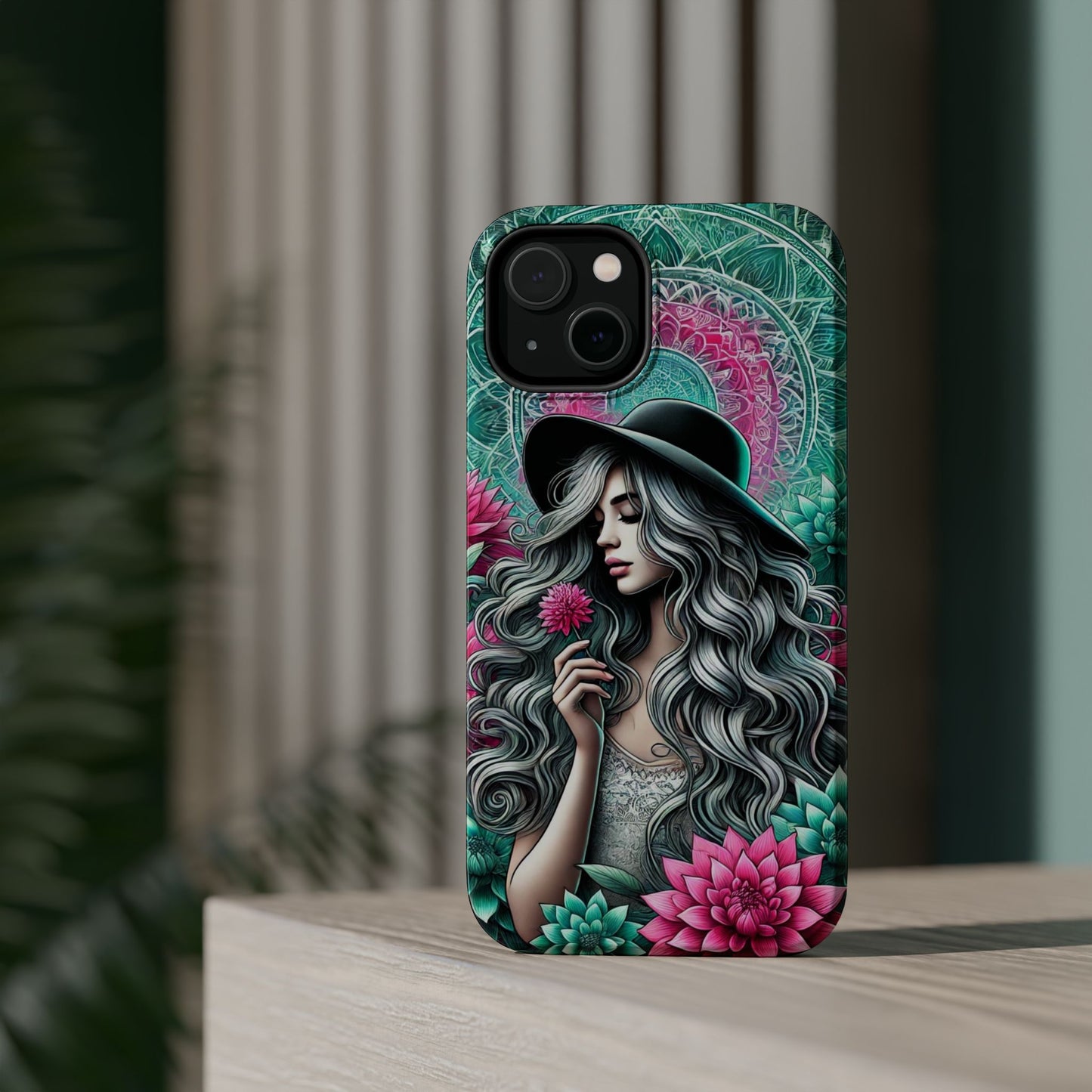 Boho Chic Floral MagSafe iPhone Case