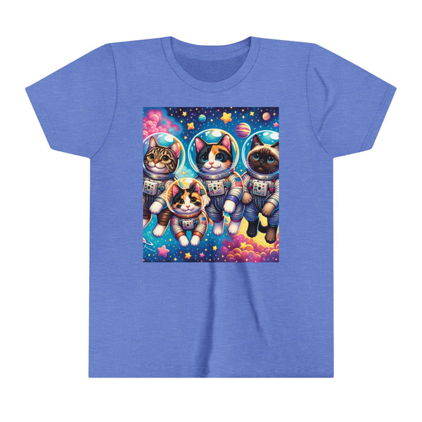 Kids Cats In Space TShirt Kids Graphic Tee