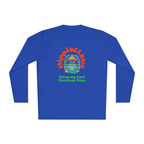 Unisex Long Sleeve TShirt Hippie Claus Graphic Tshirt Funny Tee