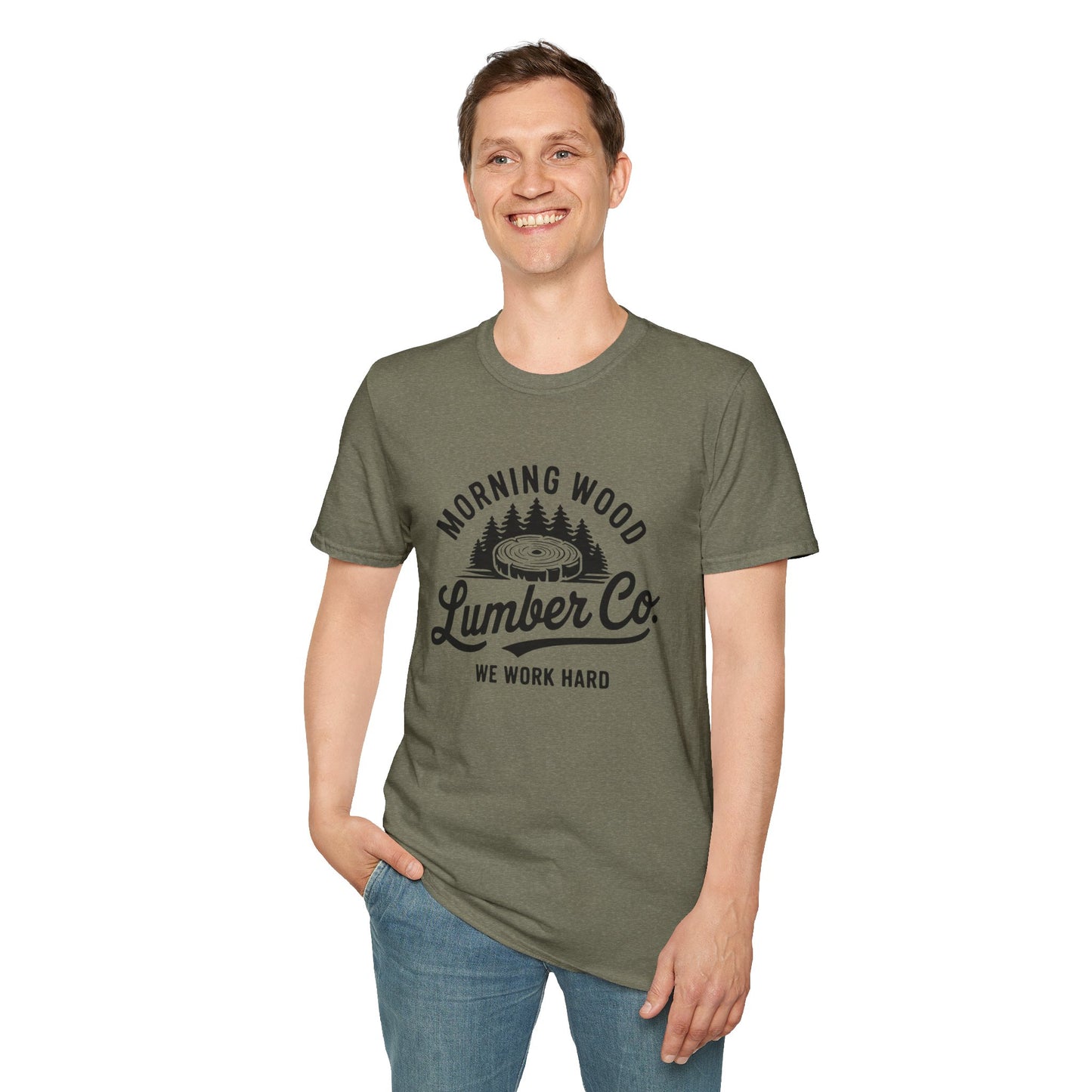 Morning Wood Lumber Co - Softstyle Tshirt