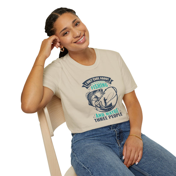 I Like Fishing and 3 People - Classic T-Shirt