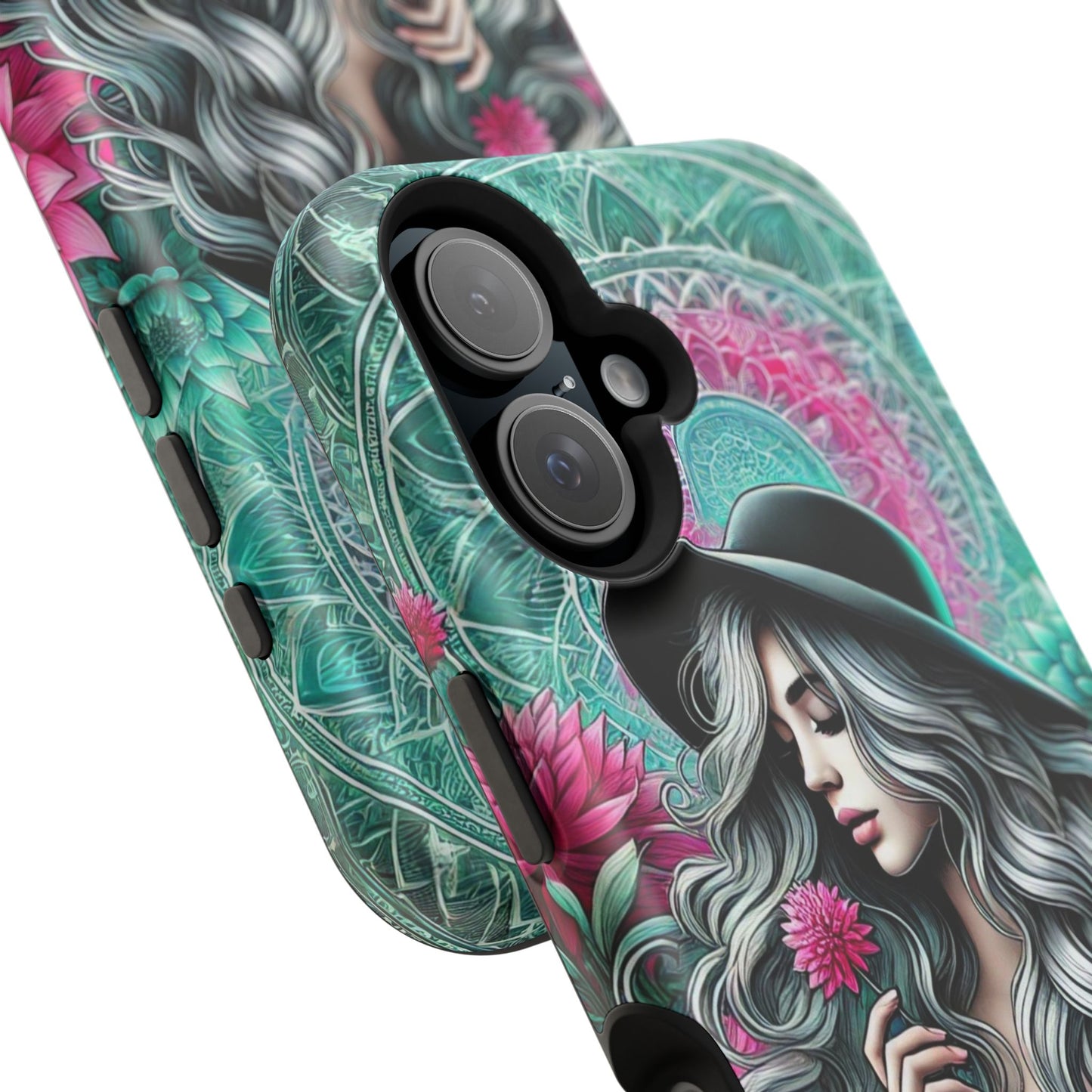 Boho Chic Floral MagSafe iPhone Case