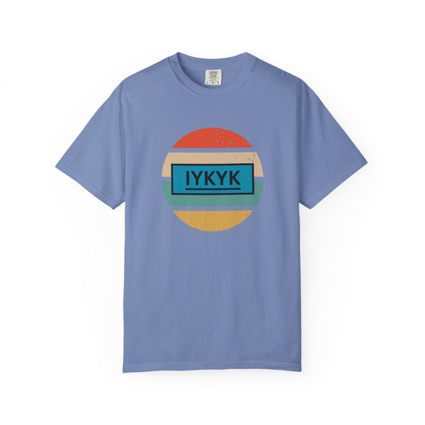 IYKYK Vintage Style Tee with Retro Rainbow