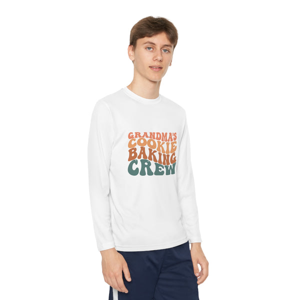 Kids Long Sleeve Grandma Cookie Baking Crew