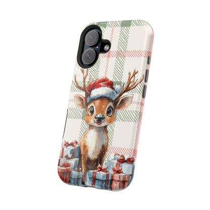 Festive Reindeer MagSafe Christmas iPhone Case