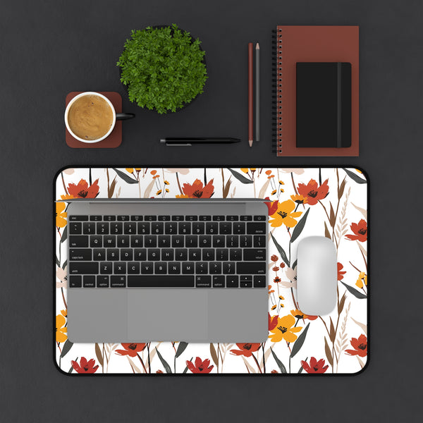Autumn-Inspired Floral Desk Mat