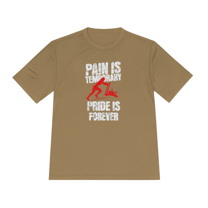 HYROX Inspired Women’s Performance Tee - Pain Is Temporary Pride Is Forever
