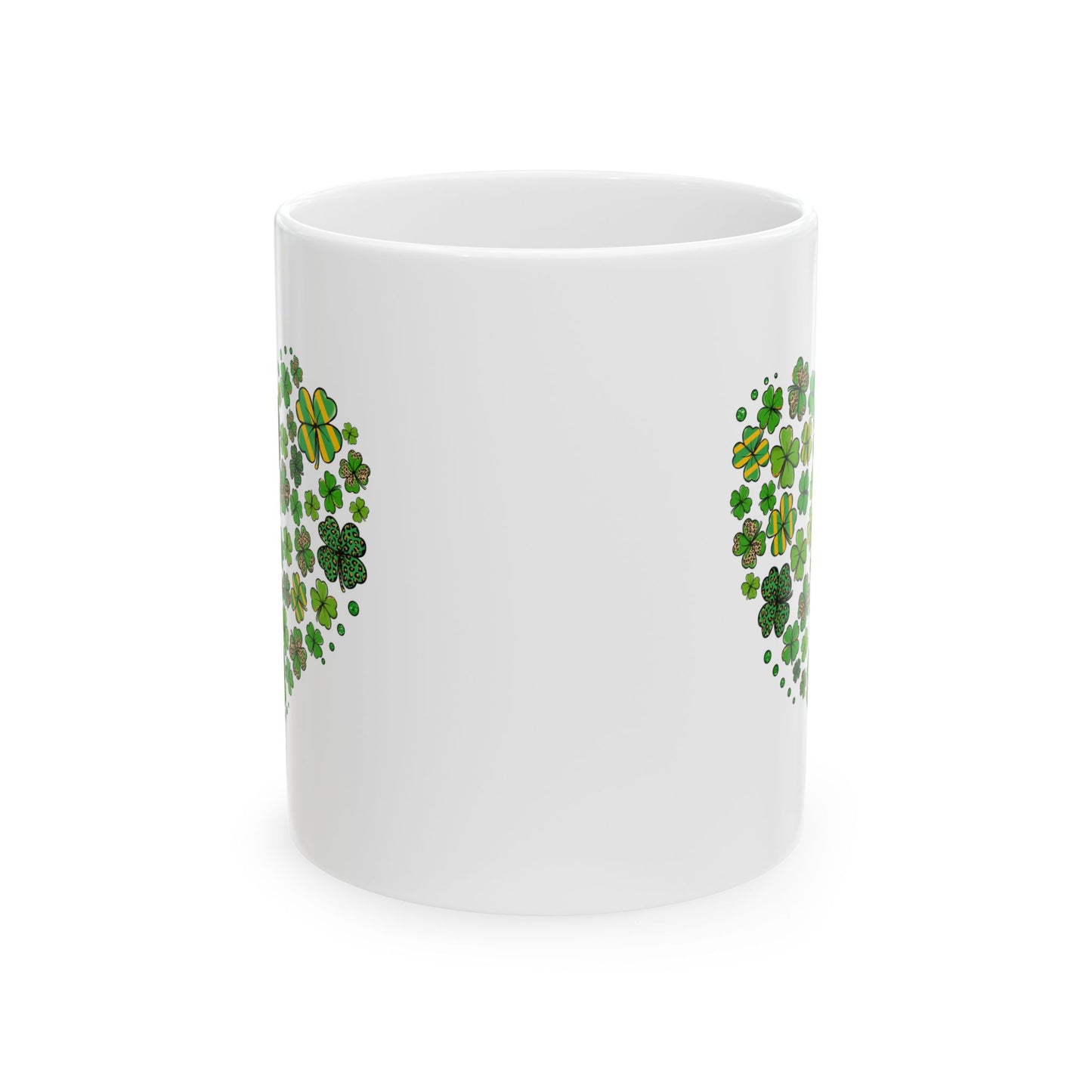 Shamrock Heart | St. Patrick's Day Coffee Mug | 11oz 15oz