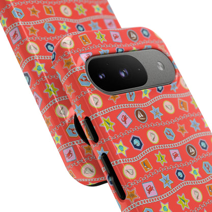 Colorful Summer Icon Patterned Phone Case - iPhone, Pixel, and Samsung Galaxy