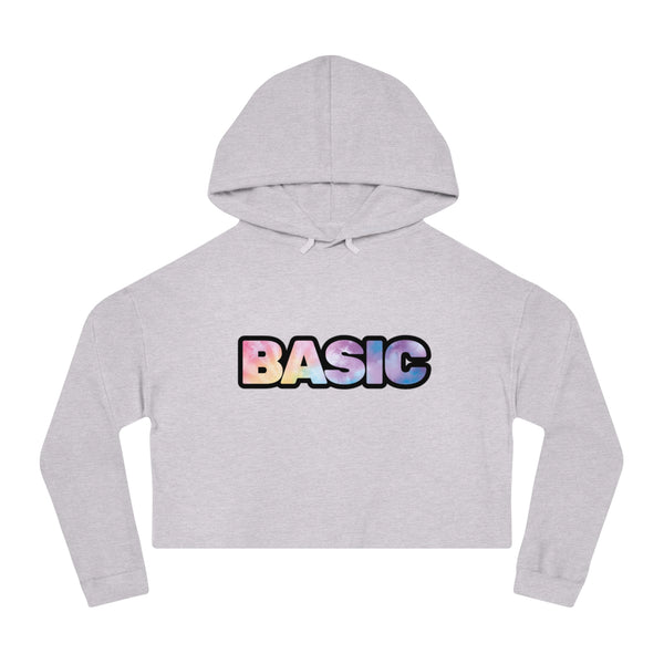 ”Basic” Women’s Cropped Hoodie – Trendy and Fun