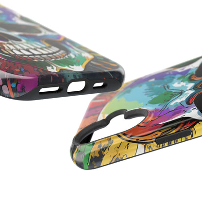 Graffiti Skull - MagSafe iPhone Tough Case