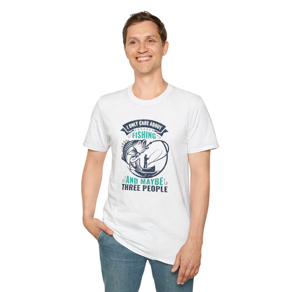 I Like Fishing and 3 People - Classic T-Shirt