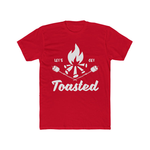 Men's Shirt - Lets Get Toasted Shirt, S'Mores Shirt, Outdoorsman
