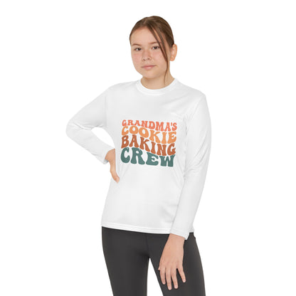 Kids Long Sleeve Grandma Cookie Baking Crew