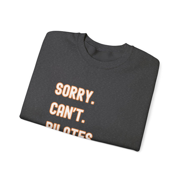 Sorry Can’t Pilates Bye Soft Crewneck Pullover