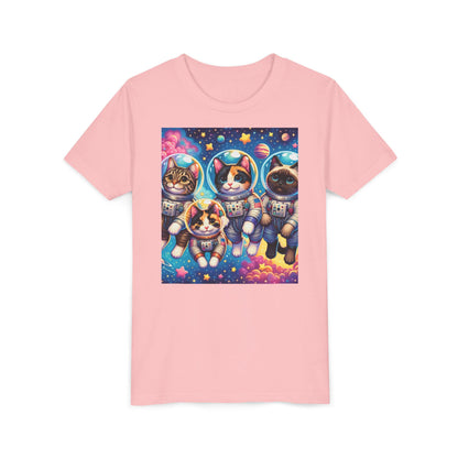 Kids Cats In Space TShirt Kids Graphic Tee