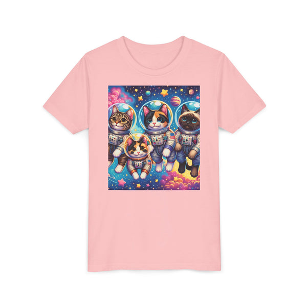 Kids Cats In Space TShirt Kids Graphic Tee