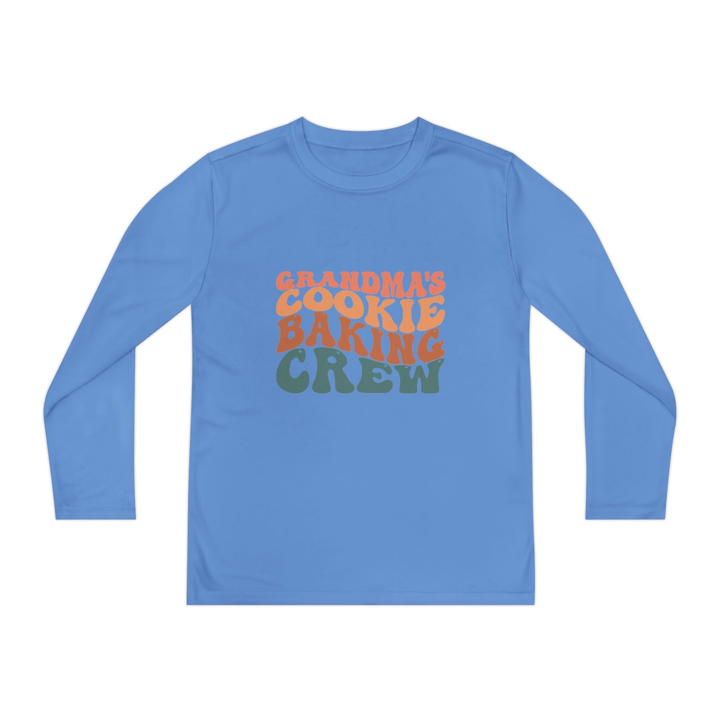 Kids Long Sleeve Grandma Cookie Baking Crew
