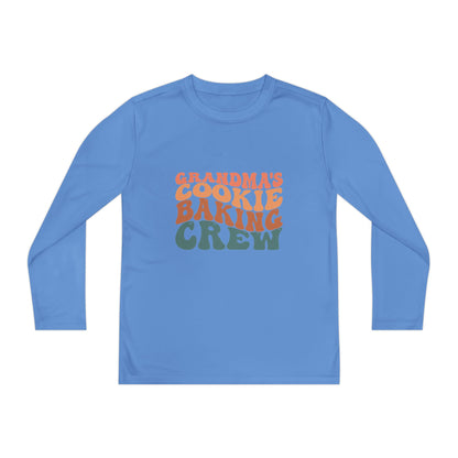 Kids Long Sleeve Grandma Cookie Baking Crew