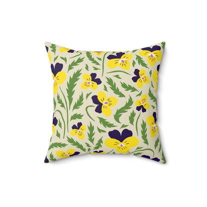 Violet Pansy - Indoor Throw Pillow