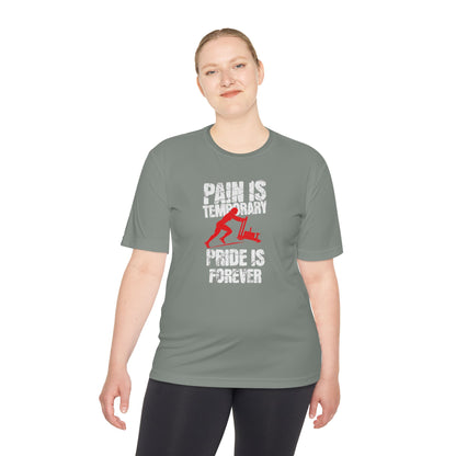 HYROX Inspired Women’s Performance Tee - Pain Is Temporary Pride Is Forever