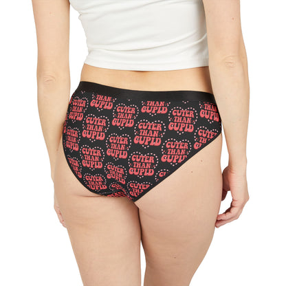 Cuter Than Cupid Women's Briefs - Valentine's Day Underwear Soft Panties Cute Romantic Gift for Her