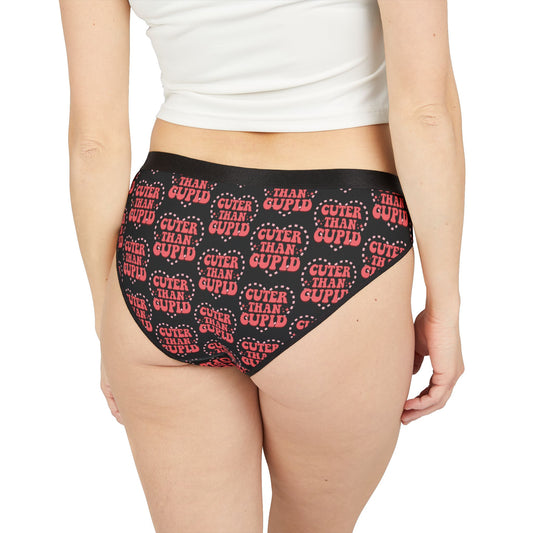 Cuter Than Cupid Women's Briefs - Valentine's Day Underwear Soft Panties Cute Romantic Gift for Her