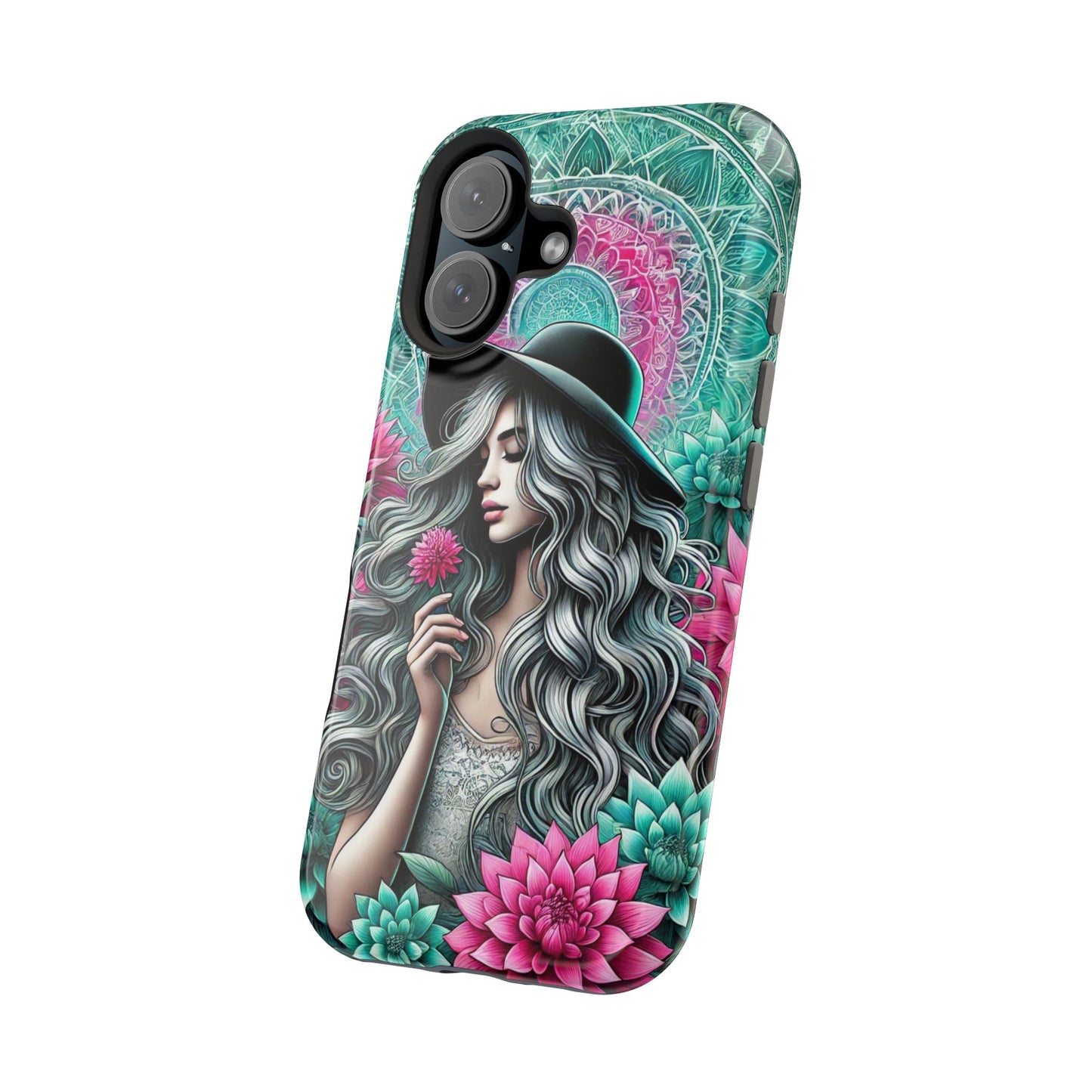 Boho Chic Floral MagSafe iPhone Case