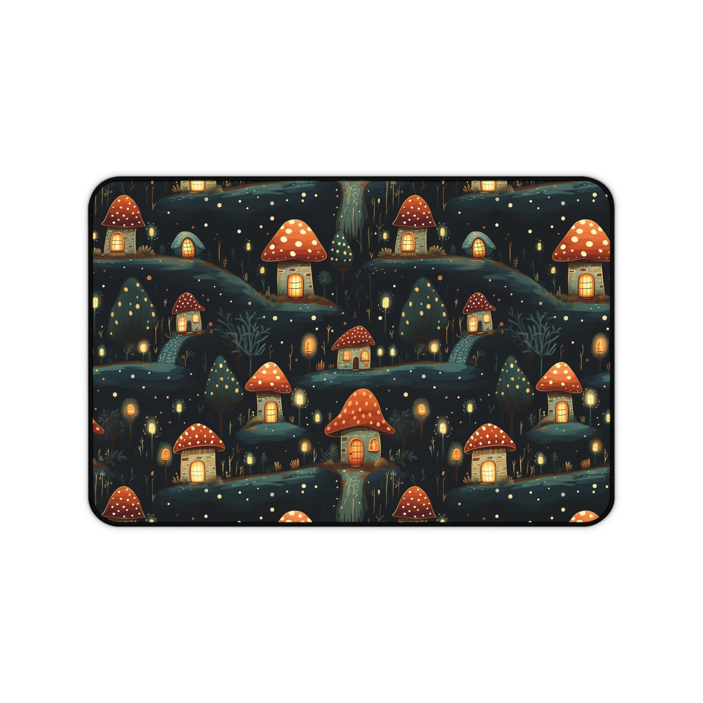 Cottagecore Village Large Desk Mat