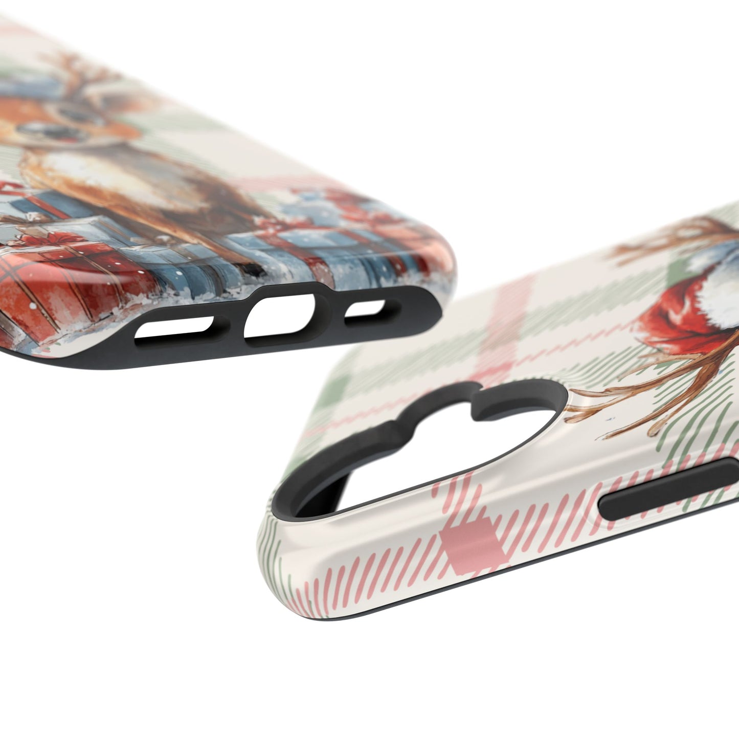 Festive Reindeer MagSafe Christmas iPhone Case