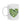Shamrock Heart Ceramic 11oz Mug, Shamrocks In A Heart Design 11oz Mug
