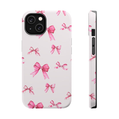 Coquette Pink Bow MagSafe iPhone Case