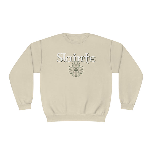 Slainte in Clovers Womens Unisex NuBlend® Crewneck Sweatshirt