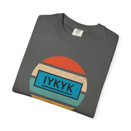 IYKYK Vintage Style Tee with Retro Rainbow