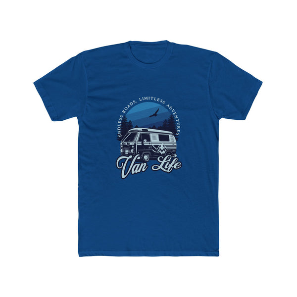 Mens Van Life Classic TShirt Limitless Adventures Tshirt Funny TShirt