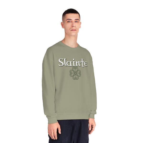 Slainte in Clovers Womens Unisex NuBlend® Crewneck Sweatshirt