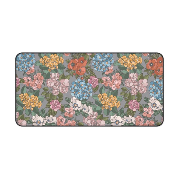 Floral Pattern Desk Mat