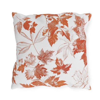 Autumn Leaf Outdoor Pillows, Decorative Garden Cushion, Fall Home Decor, Patio Accessories, Cozy Outdoor Throw Pillows