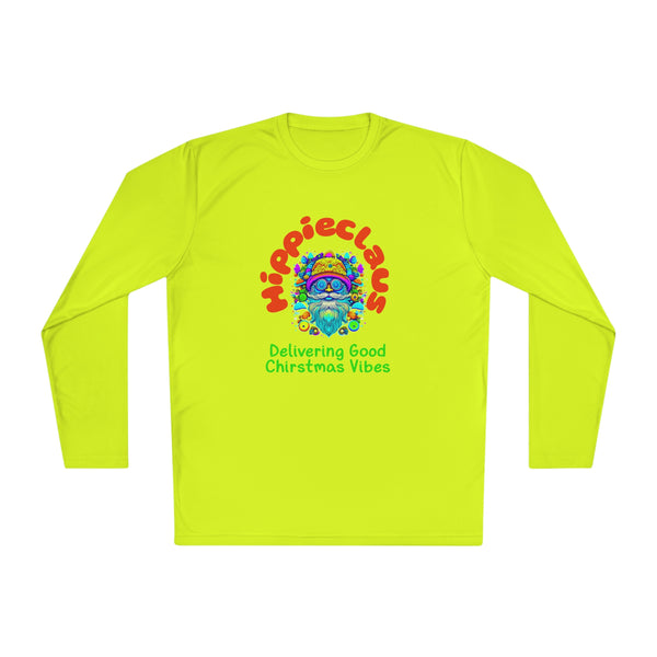 Unisex Long Sleeve TShirt Hippie Claus Graphic Tshirt Funny Tee