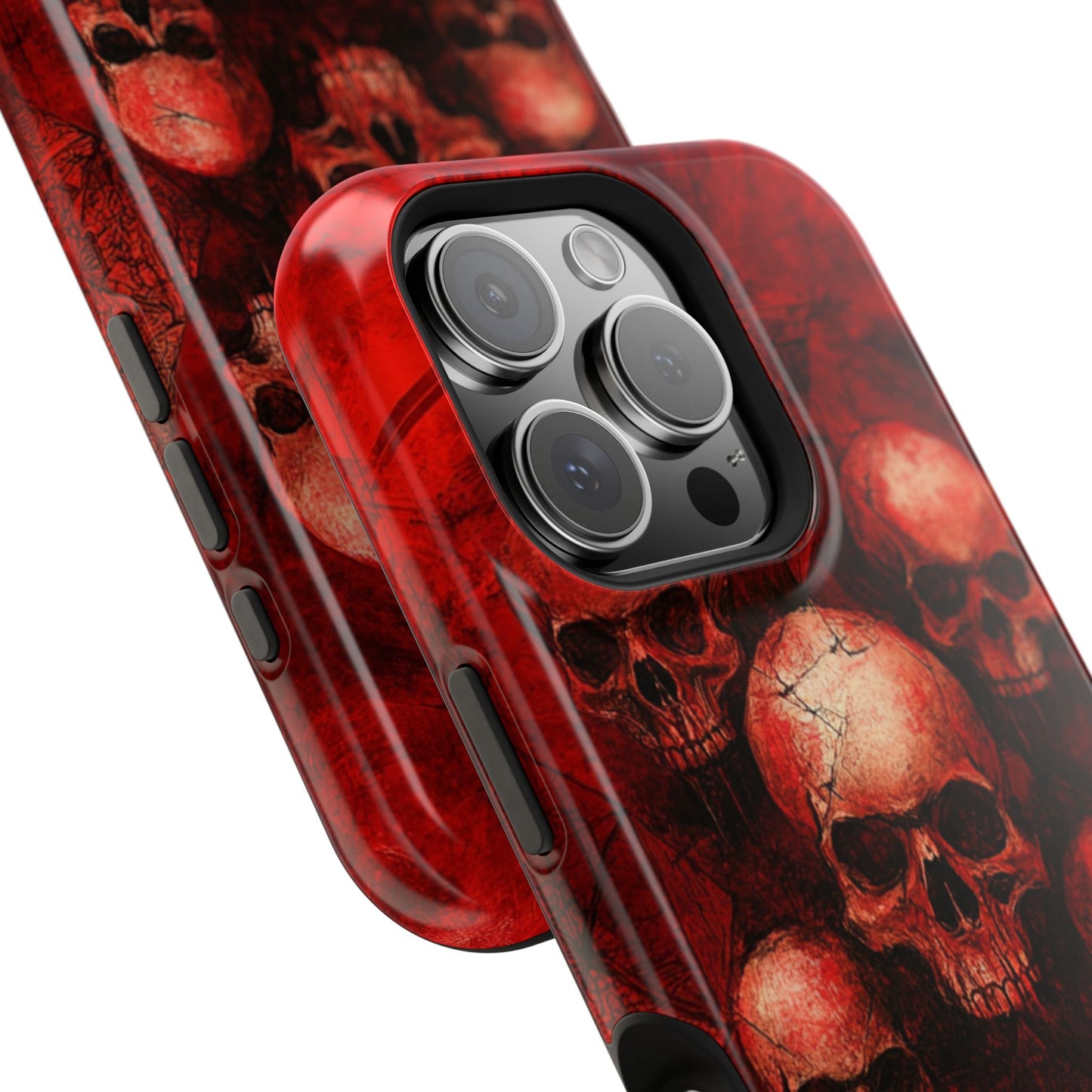 Red Skulls MagSafe iPhone Case