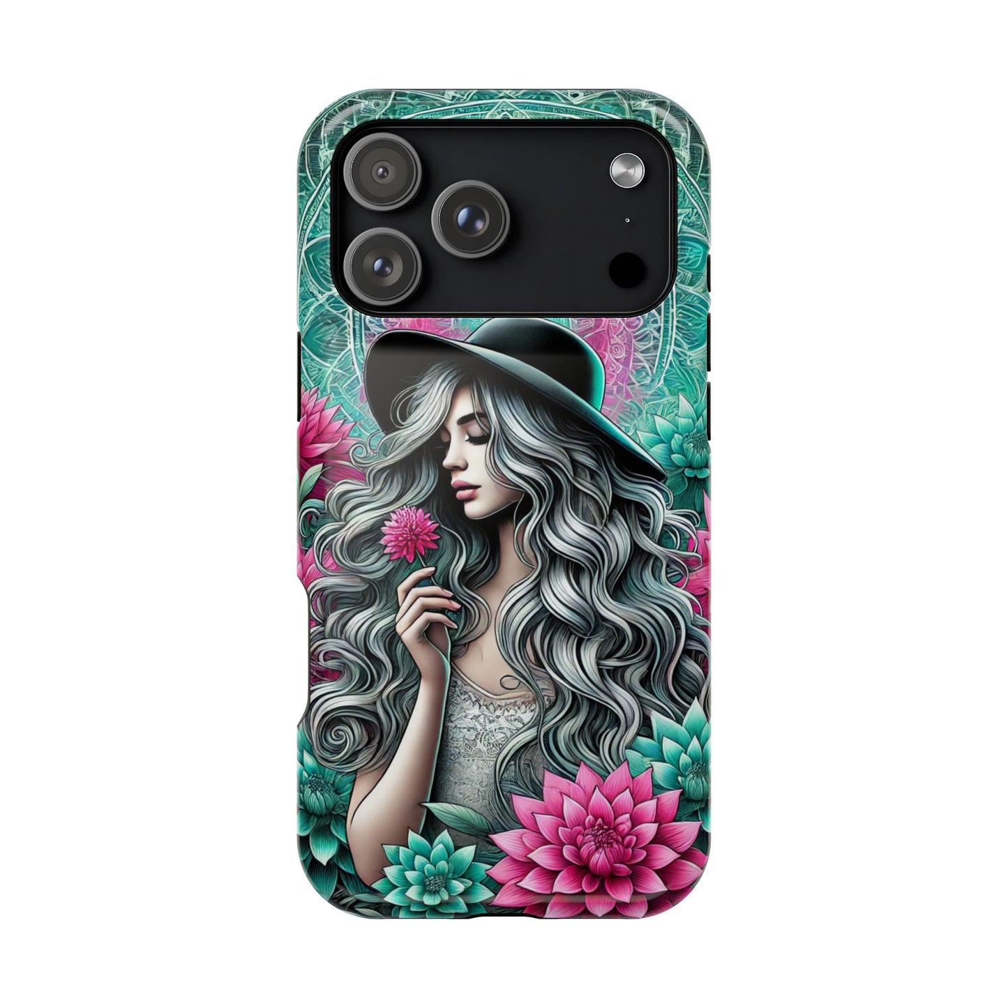 Boho Chic Floral MagSafe iPhone Case