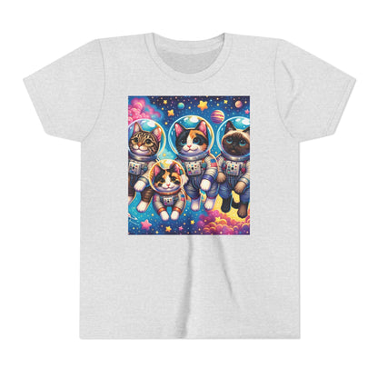 Kids Cats In Space TShirt Kids Graphic Tee