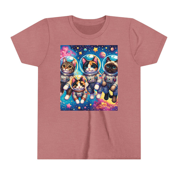 Kids Cats In Space TShirt Kids Graphic Tee