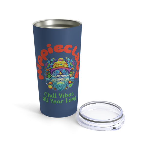 Blue Hippie Claus Insulated 20oz Travel Mug