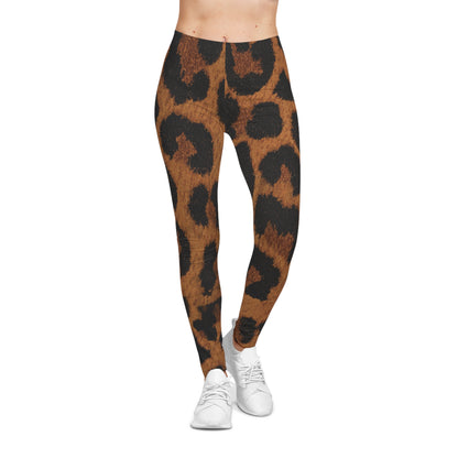Wild & Free Leopard Print Leggings – Silky Smooth Casual Wear