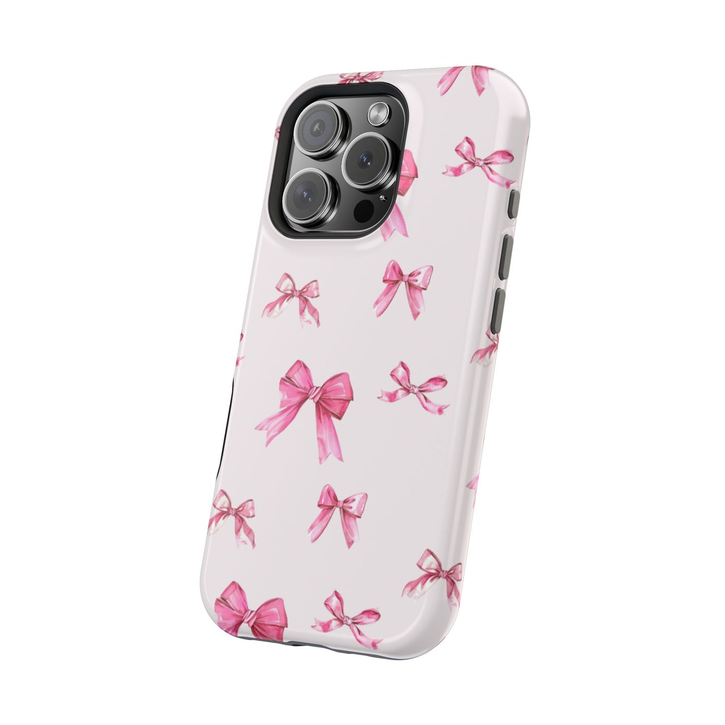 Coquette Pink Bow MagSafe iPhone Case