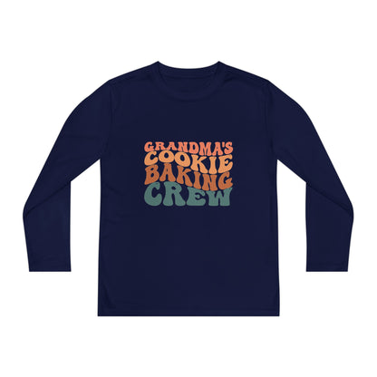 Kids Long Sleeve Grandma Cookie Baking Crew