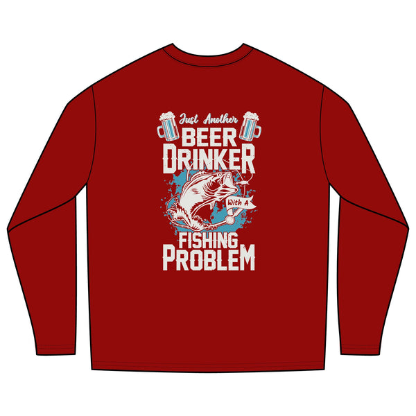 Just Another Beer Drinker With A Fishing Problem - Rashguard